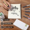 image:imageMr Pen Retractable Gel Pens 6 Pack Black Ink Fine Point 05 mm  Fast Dry Smooth Writing Cute Gel Ink Pens for Drawing Journaling Writing Planner and School Supplies
