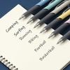image:imageMr Pen Retractable Gel Pens 6 Pack Black Ink Fine Point 05 mm  Fast Dry Smooth Writing Cute Gel Ink Pens for Drawing Journaling Writing Planner and School Supplies