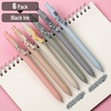 image:imageMr Pen Retractable Gel Pens 6 Pack Black Ink Fine Point 05mm  Cat Tail Clip Fast Dry Smooth Writing Cute Pens for Drawing Writing Planner and School Supplies