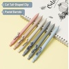 image:imageMr Pen Retractable Gel Pens 6 Pack Black Ink Fine Point 05mm  Cat Tail Clip Fast Dry Smooth Writing Cute Pens for Drawing Writing Planner and School Supplies
