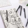 image:imageMr Pen Retractable Gel Pens 6 Pack Black Ink Fine Point 07 mm  Fast Dry Smooth Writing Gel Ink Pens for Drawing Writing Planner and School Supplies