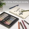 image:imageMr Pen Retractable Gel Pens 6 Pack Black Ink Metallic Colorful Barrels  Fine Point 07mm Fast Dry Smooth Writing Cute Pens for Drawing Writing Planner and School Supplies Mothers Day GiftMetallic Dark Vintage Barrels