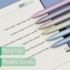 image:imageMr Pen Retractable Gel Pens 6 Pack Black Ink Metallic Colorful Barrels  Fine Point 07mm Fast Dry Smooth Writing Cute Pens for Drawing Writing Planner and School Supplies Mothers Day GiftMetallic Colorful Barrels