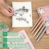 image:imageMr Pen Retractable Gel Pens 6 Pack Black Ink Metallic Earth Barrels  Fine Point 07mm Fast Dry Smooth Writing Cute Pens for Drawing Writing Planner and School Supplies