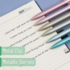 image:imageMr Pen Retractable Gel Pens 6 Pack Black Ink Metallic Morandi Barrels  Fine Point 07 mm Fast Dry Smooth Writing Cute Pens for Drawing Writing Planner and School Supplies