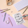 image:imageMr Pen Retractable Gel Pens 6 Pack Black Ink Metallic Morandi Barrels  Fine Point 07 mm Fast Dry Smooth Writing Cute Pens for Drawing Writing Planner and School Supplies