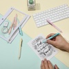 image:imageMr Pen Retractable Gel Pens 6 Pack Black Ink Pastel Barrels  Fine Point 05 mm Fast Dry Smooth Writing Cute Gel Ink Pens for Drawing Journaling Writing Planner and School Supplies