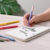 image:imageMr Pen Retractable Gel Pens 6 Pack Black Ink Vibrant Barrels  Fine Point 05 mm Fast Dry Smooth Writing Cute Gel Ink Pens for Drawing Writing Planner and School Supplies