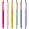 image:imageMr Pen Retractable Gel Pens 6 Pack Black Ink Vibrant Barrels  Fine Point 05 mm Fast Dry Smooth Writing Cute Gel Ink Pens for Drawing Writing Planner and School Supplies