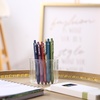 image:imageMr Pen Retractable Gel Pens 6 Pack Black Ink Vintage Barrels  Fine Point 05 mm Fast Dry Smooth Writing Gel Ink Pens for Drawing Writing Planner and School SuppliesVintage Barrels