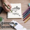 image:imageMr Pen Retractable Gel Pens 6 Pack Black Ink Vintage Barrels  Fine Point 05 mm Fast Dry Smooth Writing Gel Ink Pens for Drawing Writing Planner and School SuppliesVintage Barrels