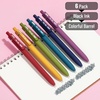 image:imageMr Pen Retractable Gel Pens 6 Pack Black Ink Vintage Barrels  Fine Point 05 mm Fast Dry Smooth Writing Gel Ink Pens for Drawing Writing Planner and School SuppliesVintage Barrels
