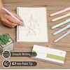 image:imageMr Pen Retractable Gel Pens 6 Pack Pastel Color Ink Fine Point 07 mm  Fast Dry Smooth Writing Cute Pens for Drawing Writing Planner and School Supplies