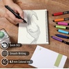 image:imageMr Pen Retractable Gel Pens 8 Pack 07mm Fine Point Colorful Ink  FastDry amp Smooth Writing Pens for NoteTaking Journaling Office School amp Everyday UseVibrant