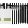 image:imageMr Pen Retractable Gel Pens 8 Pack Black Ink Black Barrels  Fine Point 05 mm Fast Dry Smooth Writing Cute Pens for Drawing Writing Planner and School Supplies
