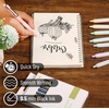 image:imageMr Pen Retractable Gel Pens 8 Pack Black Ink Pastel Barrels  Fine Point 05 mm Fast Dry Smooth Writing Cute Gel Ink Pens for Drawing Journaling Writing Planner and School Supplies
