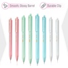 image:imageMr Pen Retractable Gel Pens 8 Pack Black Ink Pastel Barrels  Fine Point 05 mm Fast Dry Smooth Writing Gel Ink Pens for Drawing Writing Planner and School Supplies