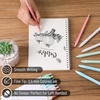 image:imageMr Pen Retractable Gel Pens 8 Pack Black Ink Pastel Barrels  Fine Point 05 mm Fast Dry Smooth Writing Gel Ink Pens for Drawing Writing Planner and School Supplies