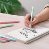 image:imageMr Pen Retractable Gel Pens 8 Pack Black Ink Pastel Barrels  Fine Point 05 mm Fast Dry Smooth Writing Gel Ink Pens for Drawing Writing Planner and School Supplies