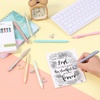 image:imageMr Pen Retractable Gel Pens 8 Pack Black Ink Soft Grip  Soft Pastel Barrels Fine Point 05mm Fast Dry Smooth Writing Cute Pens for Drawing Writing Planner and School Supplies