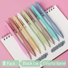 image:imageMr Pen Retractable Gel Pens 8 Pack Black Ink Soft Grip  Soft Pastel Barrels Fine Point 05mm Fast Dry Smooth Writing Cute Pens for Drawing Writing Planner and School Supplies