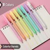 image:imageMr Pen Retractable Gel Pens 8 Pack Macaron Pastel Color Ink  Fine Point 07 mm Fast Dry Smooth Writing Cute Gel Ink Pens for Drawing Writing Planner and School Supplies