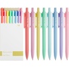 image:imageMr Pen Retractable Gel Pens 8 Pack Pastel Color Ink Fine Point 07 mm  Fast Dry Smooth Writing Cute Gel Ink Pens for Drawing Writing Planner and School Supplies