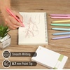 image:imageMr Pen Retractable Gel Pens 8 Pack Pastel Color Ink Fine Point 07 mm  Fast Dry Smooth Writing Cute Gel Ink Pens for Drawing Writing Planner and School Supplies