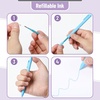 image:imageMr Pen Retractable Gel Pens 8 Pack Vivid Color Ink Fine Point 07 mm  Fast Dry Smooth Writing Cute Gel Ink Pens for Drawing Writing Planner and School Supplies
