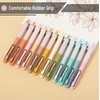 image:imageMr Pen Retractable Gel Pens with Case 12 Pack Assorted Color Ink  12 Refills Fine Point 05 mm Fast Dry Smooth Writing Cute Gel Ink Pens for Drawing Writing Planner and School Supplies