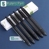 image:imageMr Pen Retractable Gel Pens with Ruler 5 Pack Black Ink Gel Pens