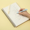 image:imageMr Pen Retractable Mechanical Eraser Pen 6 Pack Earthy Colors Erasers for Pencils Eraser for ArtistsBlue  Pink