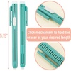 image:imageMr Pen Retractable Mechanical Eraser Pen 6 Pack Earthy Colors Erasers for Pencils Eraser for ArtistsCoral