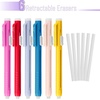 image:imageMr Pen Retractable Mechanical Eraser Pen 6 Pack Earthy Colors Erasers for Pencils Eraser for ArtistsIce Cream