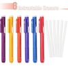 image:imageMr Pen Retractable Mechanical Eraser Pen 6 Pack Earthy Colors Erasers for Pencils Eraser for ArtistsSunset