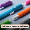 image:imageMr Pen Retractable Mechanical Eraser Pen 6 Pack Earthy Colors Erasers for Pencils Eraser for ArtistsVibrant