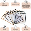 image:imageMr Pen Reusable Dry Erase Pocket Sleeves 10 x 14 6 Pack Colorful  Clear Plastic Paper Sleeves Ticket Holders Clear Plastic Sheet Protectors Teacher School Classroom SuppliesDesert Dusk