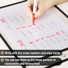 image:imageMr Pen Reusable Dry Erase Pocket Sleeves 10 x 14 6 Pack Colorful  Clear Plastic Paper Sleeves Ticket Holders Clear Plastic Sheet Protectors Teacher School Classroom SuppliesBlack