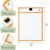 image:imageMr Pen Reusable Dry Erase Pocket Sleeves 10 x 14 6 Pack Colorful  Clear Plastic Paper Sleeves Ticket Holders Clear Plastic Sheet Protectors Teacher School Classroom SuppliesAutumn