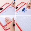 image:imageMr Pen Reusable Dry Erase Pocket Sleeves 10 x 14 6 Pack Colorful  Clear Plastic Paper Sleeves Ticket Holders Clear Plastic Sheet Protectors Teacher School Classroom SuppliesBright Colors