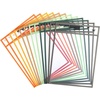 image:imageMr Pen Reusable Dry Erase Pocket Sleeves 10 x 14 6 Pack Colorful  Clear Plastic Paper Sleeves Ticket Holders Clear Plastic Sheet Protectors Teacher School Classroom SuppliesAutumn