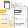 image:imageMr Pen Reusable Dry Erase Pocket Sleeves 10 x 14 6 Pack Colorful  Clear Plastic Paper Sleeves Ticket Holders Clear Plastic Sheet Protectors Teacher School Classroom SuppliesBlack