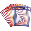 image:imageMr Pen Reusable Dry Erase Pocket Sleeves 10 x 14 6 Pack Colorful  Clear Plastic Paper Sleeves Ticket Holders Clear Plastic Sheet Protectors Teacher School Classroom SuppliesSunset