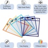 image:imageMr Pen Reusable Dry Erase Pocket Sleeves 10 x 14 6 Pack Colorful  Clear Plastic Paper Sleeves Ticket Holders Clear Plastic Sheet Protectors Teacher School Classroom SuppliesWinter