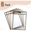 image:imageMr Pen Reusable Dry Erase Pocket Sleeves 10 x 14 6 Pack Colorful  Clear Plastic Paper Sleeves Ticket Holders Clear Plastic Sheet Protectors Teacher School Classroom SuppliesDesert Dusk