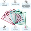 image:imageMr Pen Reusable Dry Erase Pocket Sleeves 10 x 14 6 Pack Colorful  Clear Plastic Paper Sleeves Ticket Holders Clear Plastic Sheet Protectors Teacher School Classroom SuppliesMint Melody