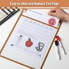 image:imageMr Pen Reusable Dry Erase Pocket Sleeves 10 x 14 6 Pack Colorful  Clear Plastic Paper Sleeves Ticket Holders Clear Plastic Sheet Protectors Teacher School Classroom SuppliesDesert Dusk