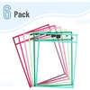 image:imageMr Pen Reusable Dry Erase Pocket Sleeves 10 x 14 6 Pack Colorful  Clear Plastic Paper Sleeves Ticket Holders Clear Plastic Sheet Protectors Teacher School Classroom SuppliesMint Melody