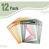 image:imageMr Pen Reusable Dry Erase Pocket Sleeves 10 x 14 6 Pack Colorful  Clear Plastic Paper Sleeves Ticket Holders Clear Plastic Sheet Protectors Teacher School Classroom SuppliesAutumn