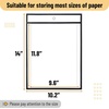 image:imageMr Pen Reusable Dry Erase Pocket Sleeves 10 x 14 6 Pack Colorful  Clear Plastic Paper Sleeves Ticket Holders Clear Plastic Sheet Protectors Teacher School Classroom SuppliesBlack